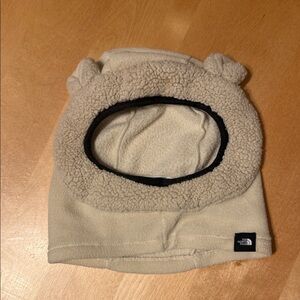 The North Face Kids' Tan Fleece Bear Hat